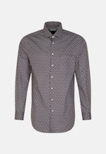 Comfort Business Hemd Druck in Rot |  Seidensticker Onlineshop