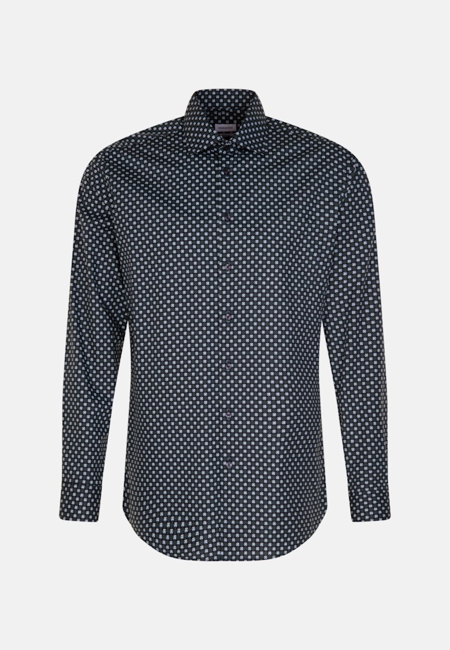 Comfort Business Hemd Druck in Grün |  Seidensticker Onlineshop