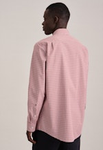 Regular Business Hemd Karo in Orange |  Seidensticker Onlineshop