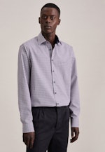 Non-iron Poplin Business Shirt in Regular with Kent-Collar in Purple |  Seidensticker Onlineshop