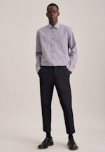 Non-iron Poplin Business Shirt in Regular with Kent-Collar in Purple |  Seidensticker Onlineshop