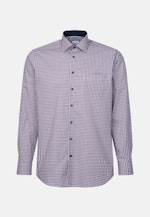 Regular Business shirt Check in Purple |  Seidensticker Onlineshop