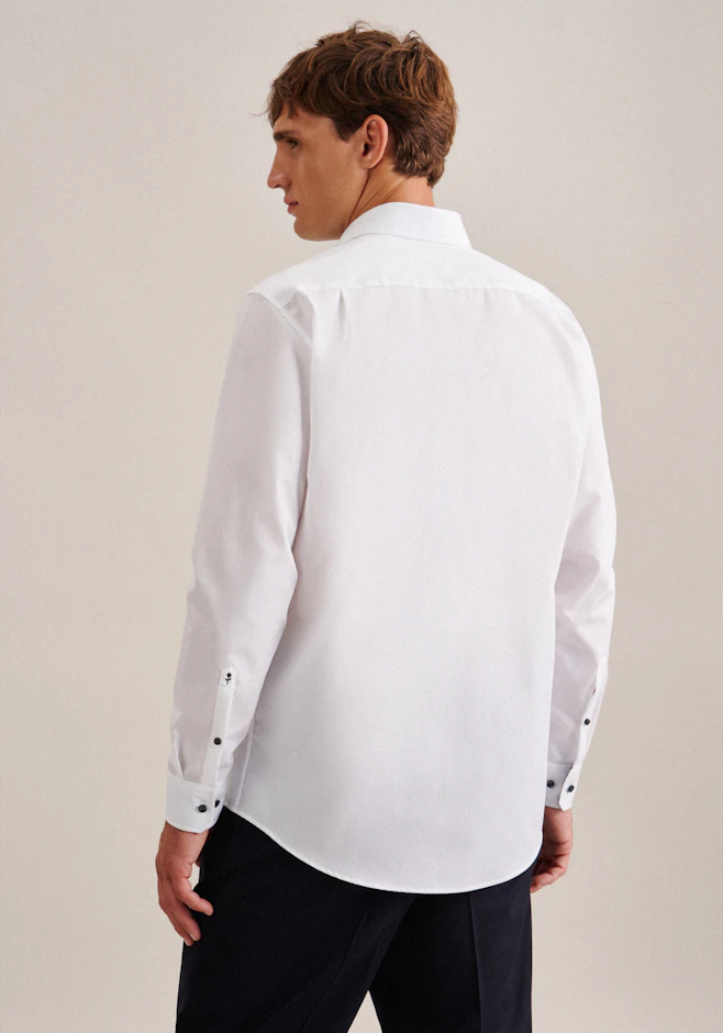 Comfort Business Hemd Uni in Weiß | Seidensticker Onlineshop