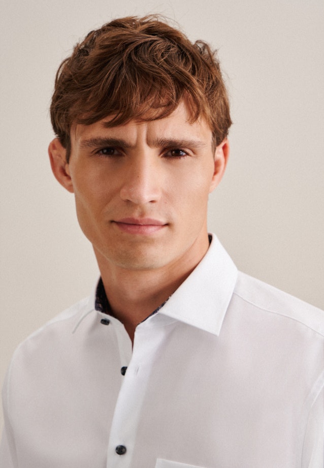 Comfort Business Hemd Uni in Weiß |  Seidensticker Onlineshop