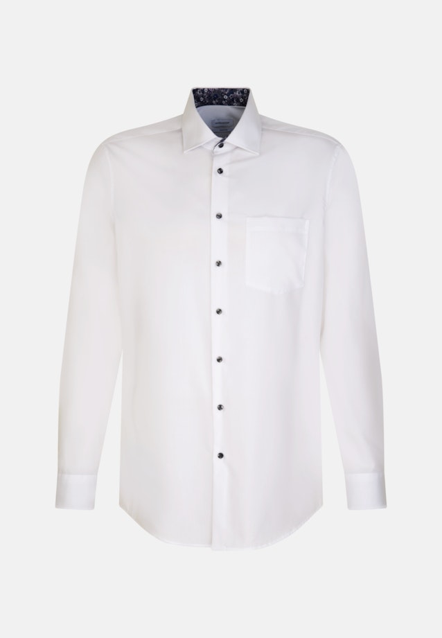Comfort Business Hemd Uni in Weiß |  Seidensticker Onlineshop