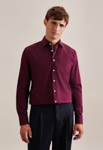 Comfort Business shirt Uni in Red |  Seidensticker Onlineshop