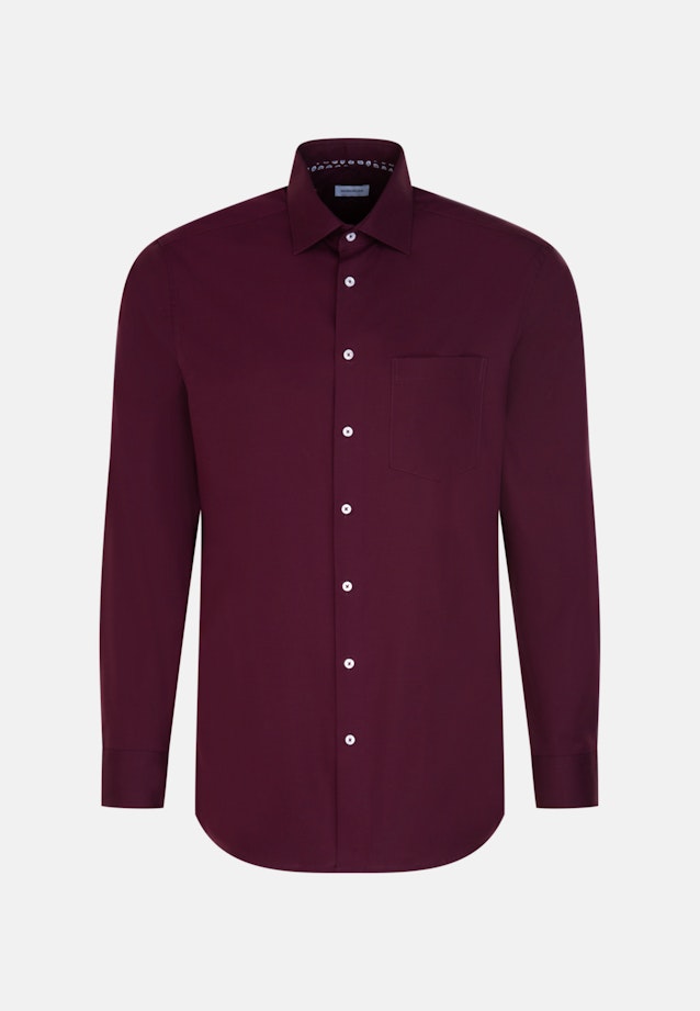 Comfort Business shirt Uni in Red |  Seidensticker Onlineshop