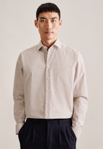 Regular Chemise d'affaires carreaux in Jaune |  Seidensticker Onlineshop