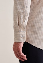 Regular Chemise d'affaires carreaux in Jaune |  Seidensticker Onlineshop