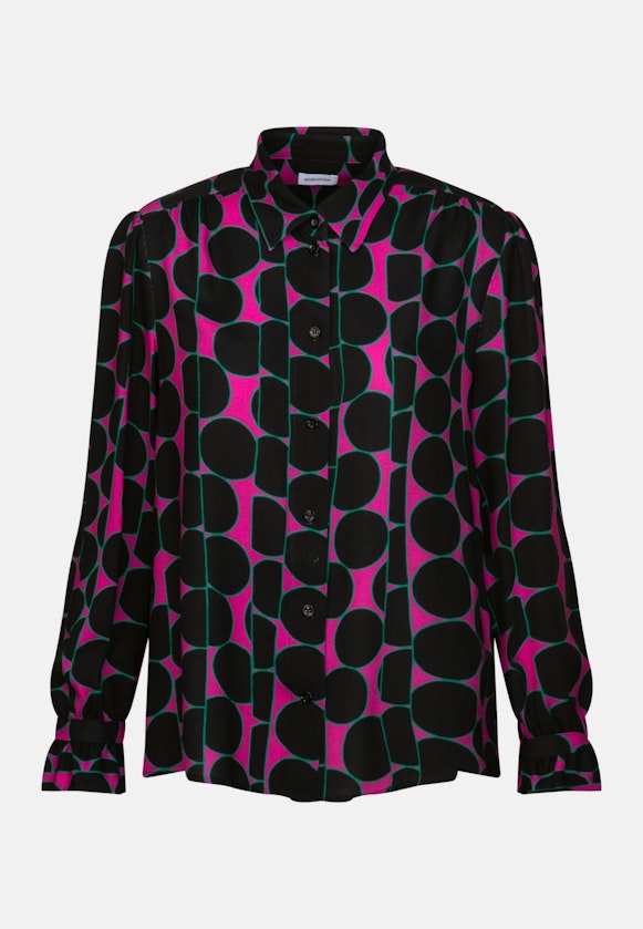 Long sleeve Crepe Shirt Blouse in Pink |  Seidensticker Onlineshop