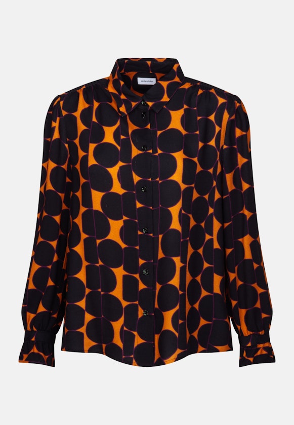 Chemisier Imprimé in Orange |  Seidensticker Onlineshop