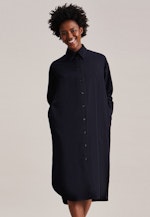 Robe Oversized Manche Longue in Bleu Foncé |  Seidensticker Onlineshop