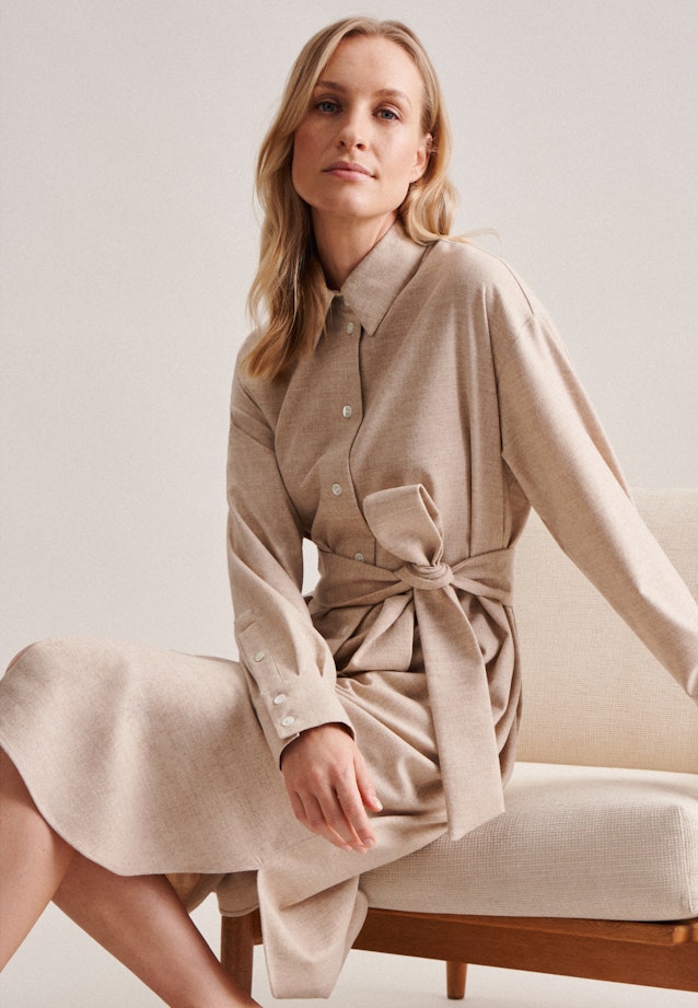 Kragen Kleid Oversized in Braun |  Seidensticker Onlineshop