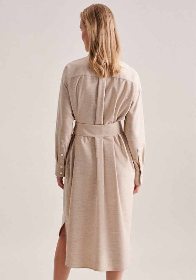 Flanell Midi Kleid in Braun |  Seidensticker Onlineshop