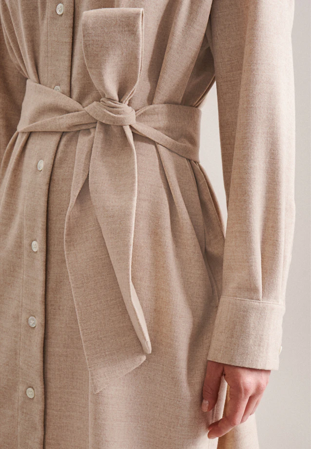 Robe Uni Melange in Marron |  Seidensticker Onlineshop