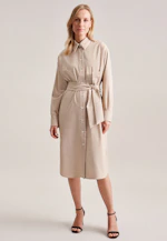 Robe Uni Melange in Marron |  Seidensticker Onlineshop