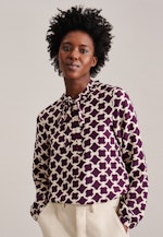 lange Arm Shirtblouse in Paars |  Seidensticker Onlineshop