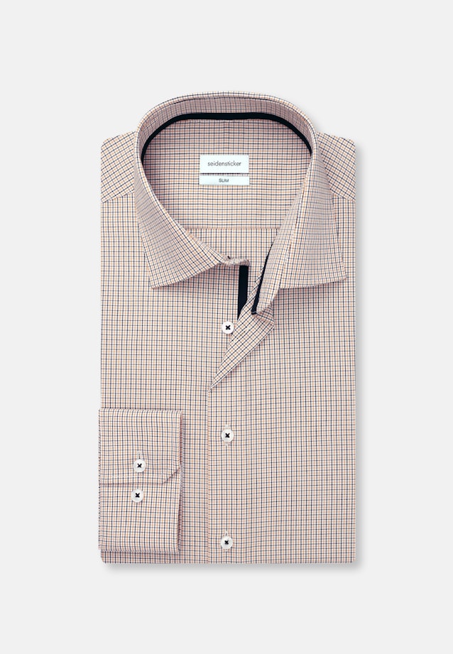 Slim Business Hemd Karo in Gelb |  Seidensticker Onlineshop