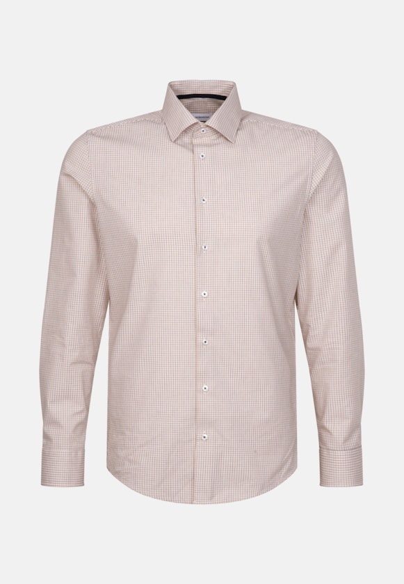 Slim Business Hemd Karo in Gelb |  Seidensticker Onlineshop