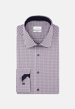 Non-iron Poplin Business Shirt in Shaped with Kent-Collar in Purple |  Seidensticker Onlineshop