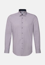 Shaped Business shirt Check in Purple |  Seidensticker Onlineshop