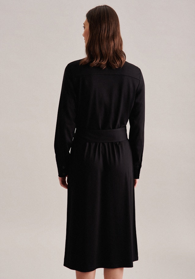 Jersey Midi (knee-length) Dress in Black | Seidensticker Onlineshop