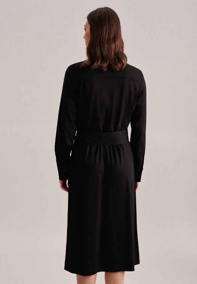 Jersey Midi Kleid in Schwarz | Seidensticker Onlineshop