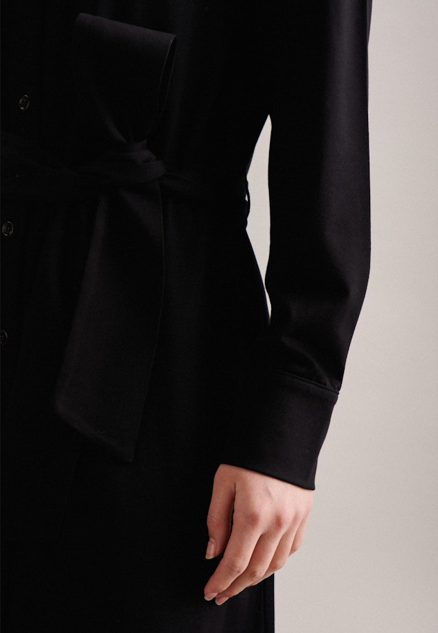 Jersey Midi (knee-length) Dress in Black |  Seidensticker Onlineshop