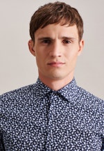 Shaped Business Hemd Paisley in Dunkelblau |  Seidensticker Onlineshop