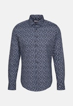 Shaped Business Hemd Paisley in Dunkelblau |  Seidensticker Onlineshop