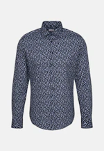 Shaped Business Hemd Paisley in Dunkelblau |  Seidensticker Onlineshop