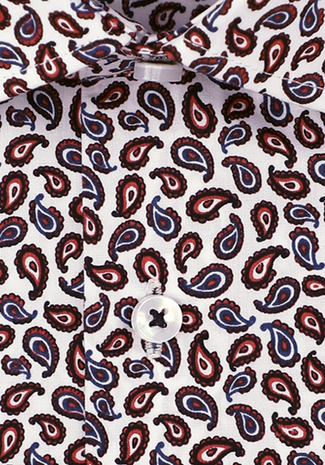 Shaped Business Hemd Paisley in Oranje | Seidensticker Onlineshop