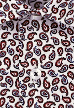 Shaped Business Hemd Paisley in Orange |  Seidensticker Onlineshop