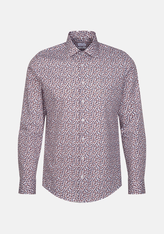 Business Shirt in Shaped with Kent-Collar in Orange |  Seidensticker Onlineshop