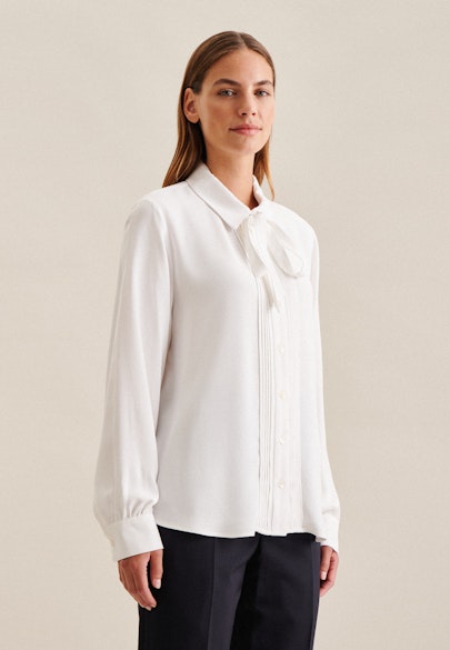 Shirt Blouse Uni in White |  Seidensticker Onlineshop