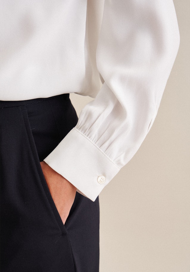 Regular Hemdbluse Uni in Weiß | Seidensticker Onlineshop