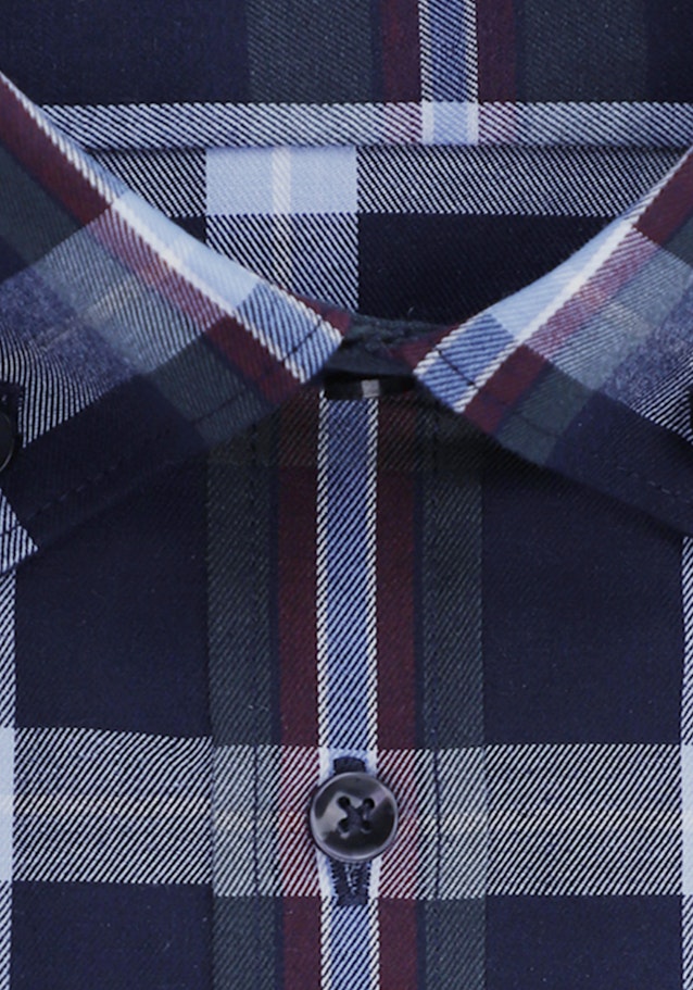 Flannel shirt in Slim with Button-Down-Collar in Green |  Seidensticker Onlineshop
