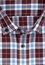 Regular Flanellhemd Karo in Rot |  Seidensticker Onlineshop