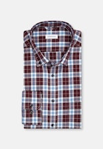 Regular Flannel shirt Check in Red |  Seidensticker Onlineshop