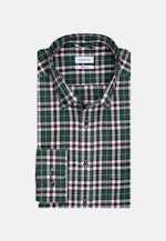 Regular Flanellhemd Karo in Grün |  Seidensticker Onlineshop