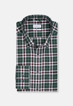 Regular Flanellhemd Karo in Grün |  Seidensticker Onlineshop