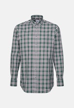 Regular Flanellhemd Karo in Grün |  Seidensticker Onlineshop