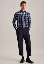 X-Slim Flannel shirt Check in Green |  Seidensticker Onlineshop