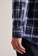 Regular Flanellhemd Karo in Grün |  Seidensticker Onlineshop