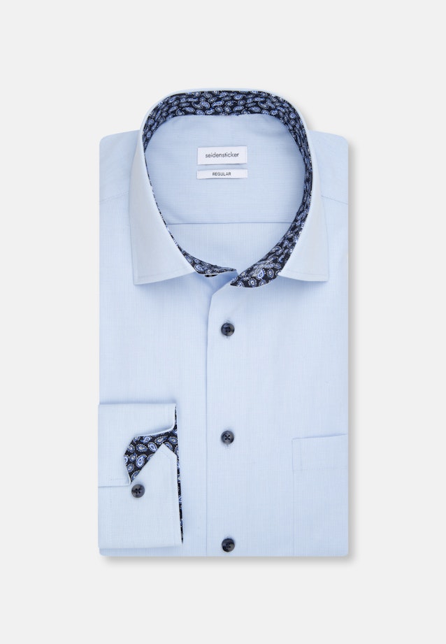 Regular Business shirt Uni in Light Blue |  Seidensticker Onlineshop