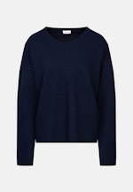 Pullover Encolure Ronde in Bleu Foncé |  Seidensticker Onlineshop