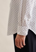 Shirt Blouse Print in White |  Seidensticker Onlineshop