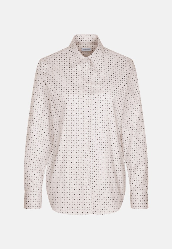 Shirt Blouse Print in White |  Seidensticker Onlineshop