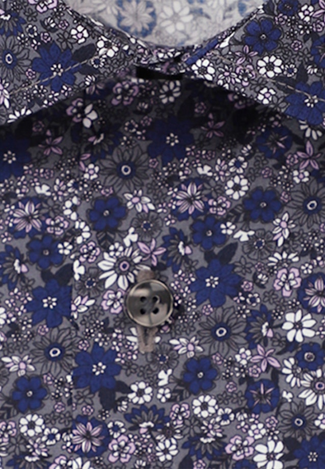 Shaped Business Hemd Floral in Grau |  Seidensticker Onlineshop