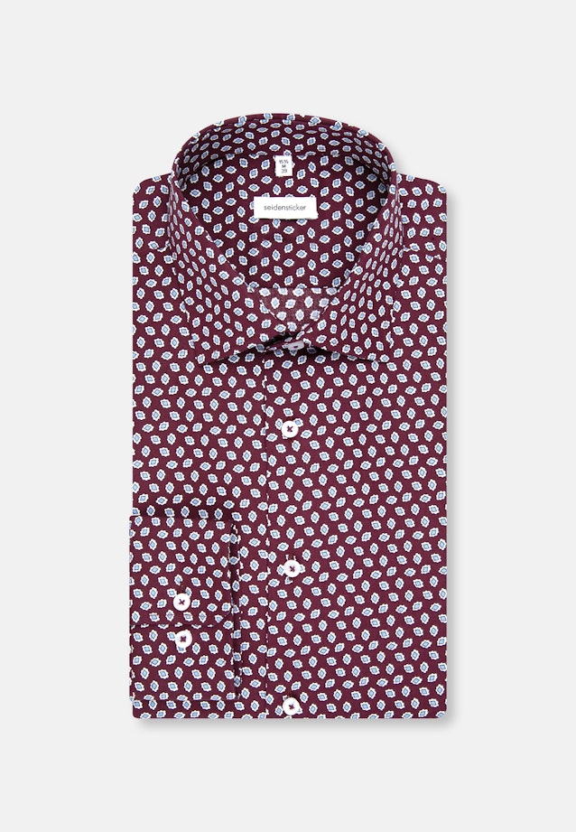 Shaped Business shirt Print in Red |  Seidensticker Onlineshop